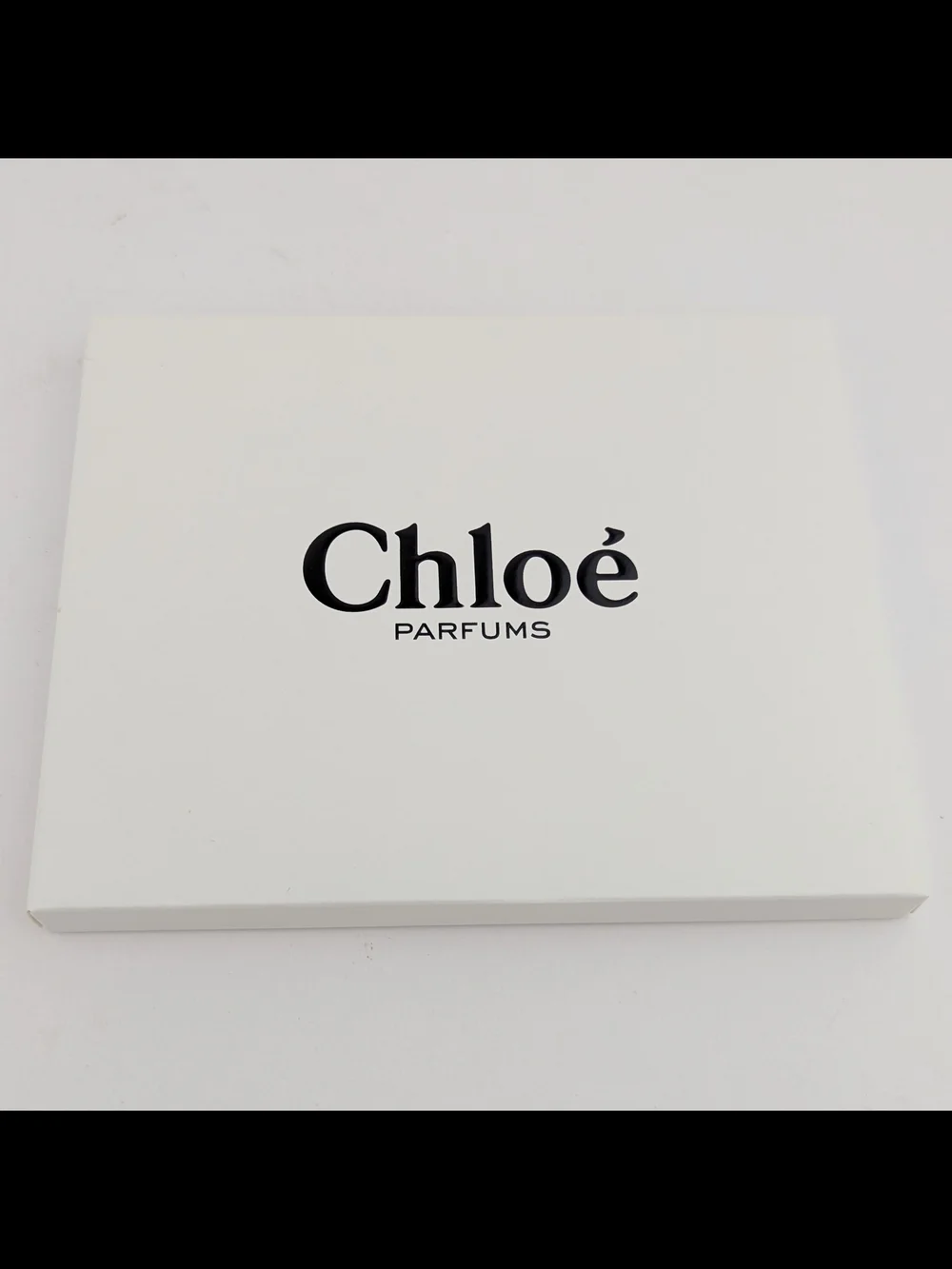 Chloe Parfums Blush Beige Brass Studded Pebbled Vegan Leather Zip Pouch With Box